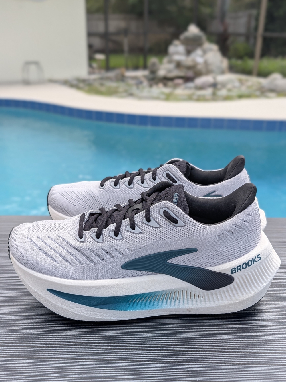 Brooks Glycerin Max 2 "Grey/Teal" - Men's US 9 (1104791D392)